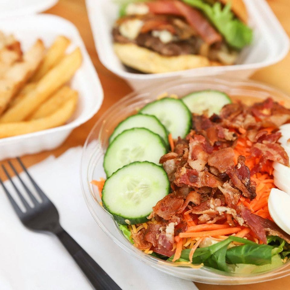 Fresh custom salad at M2O